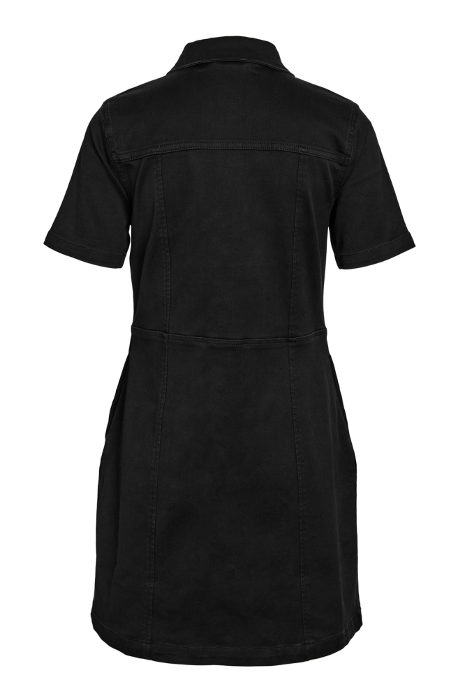 NMNISA S/S SLIM DENIM DRESS VI526BL 27032980 BLACK